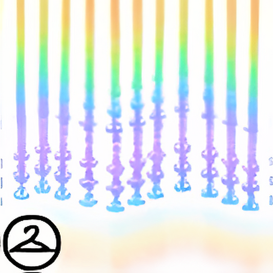 Reflective Rainbow Beads