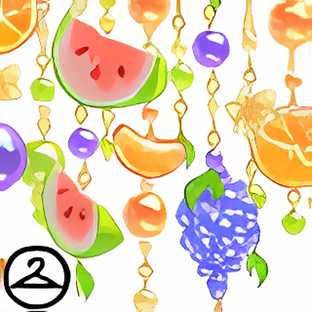 Fruit Garland Background Item