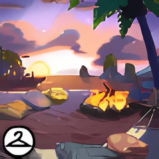 Last Day of Summer Bonfire Background