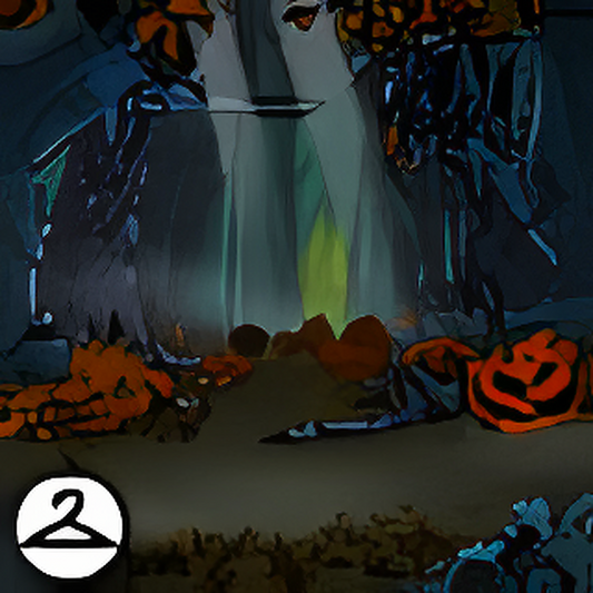 Spooky Pumpkin Patch Background