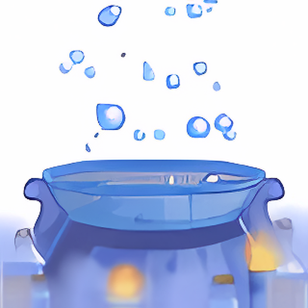Blue Royal Potionery Valentines Foreground Collectible
