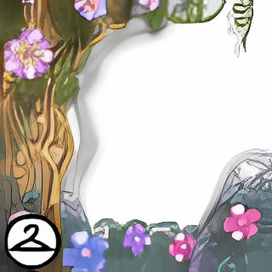 Mosaic Paper Tree Foreground