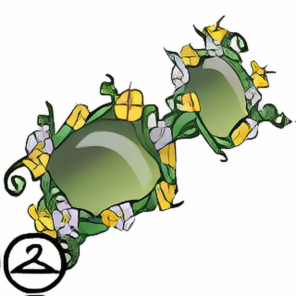 Flowering Vine Sun Glasses