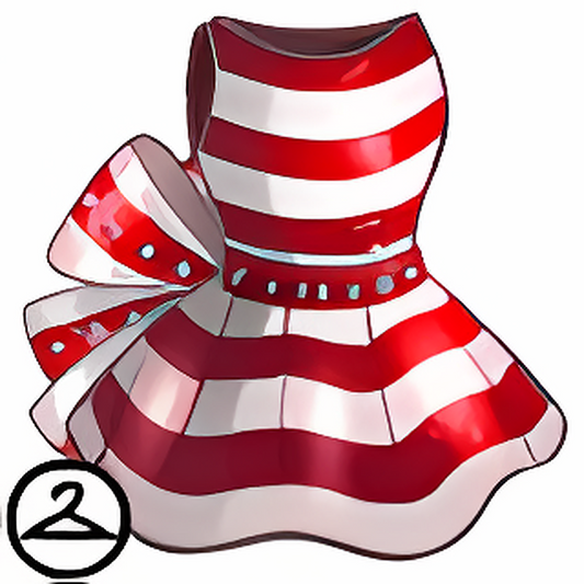 Candy Cane Striped Dress