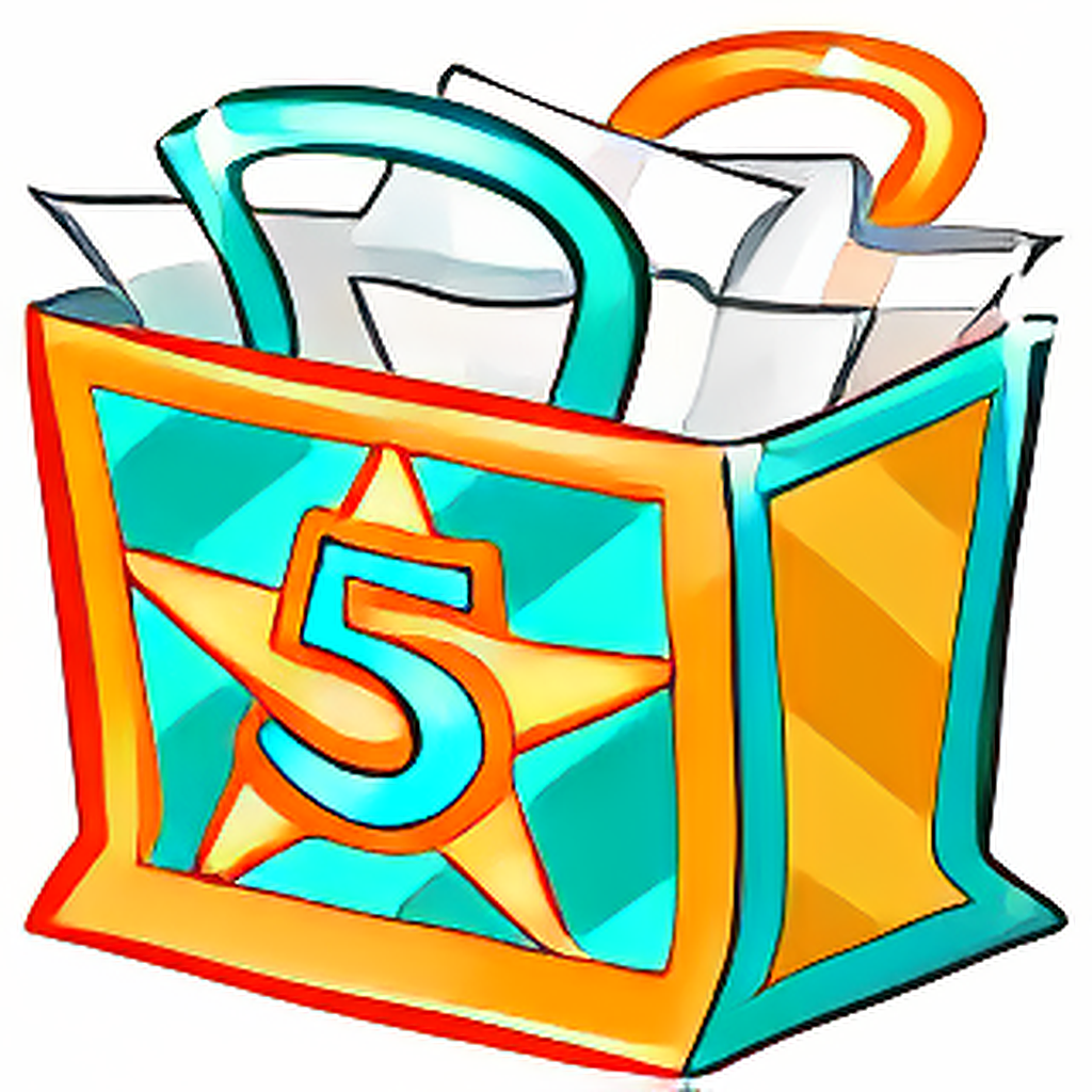 NC Mall Fifth Birthday Goodie Bag