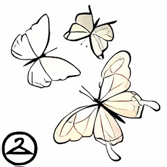 Dyeworks White: Mystical Butterflies Filter