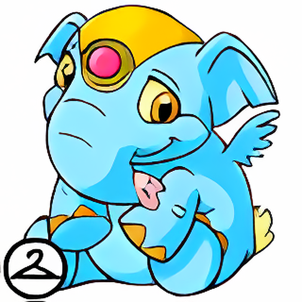 Nostalgic Blue Elephante