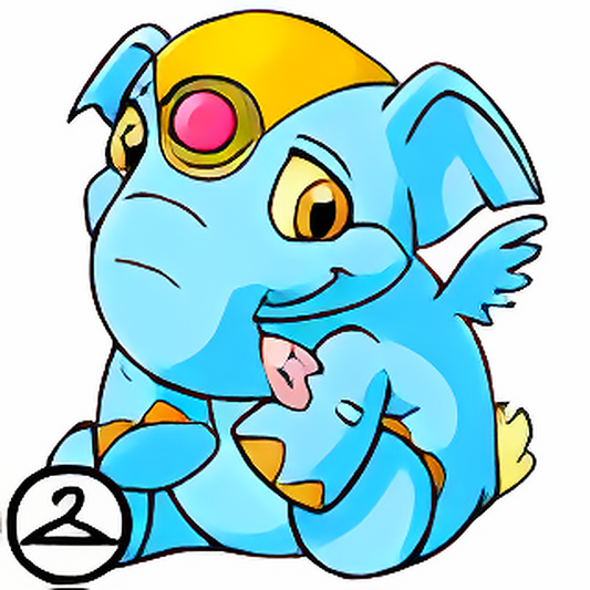 Nostalgic Blue Elephante