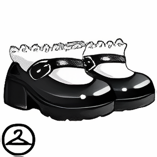 Mary Janes and Frilly Socks