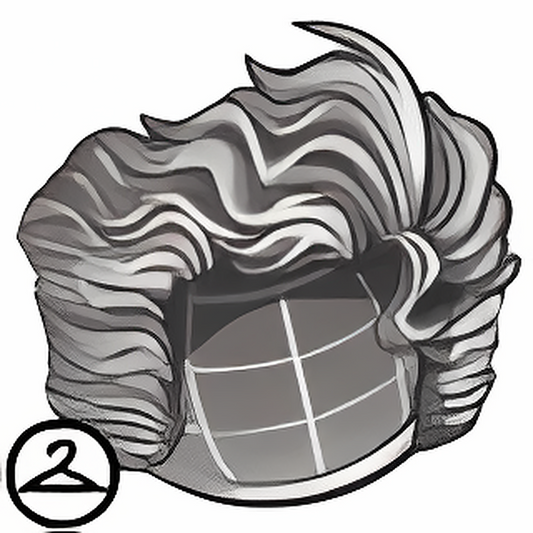 Refined Grey Wig