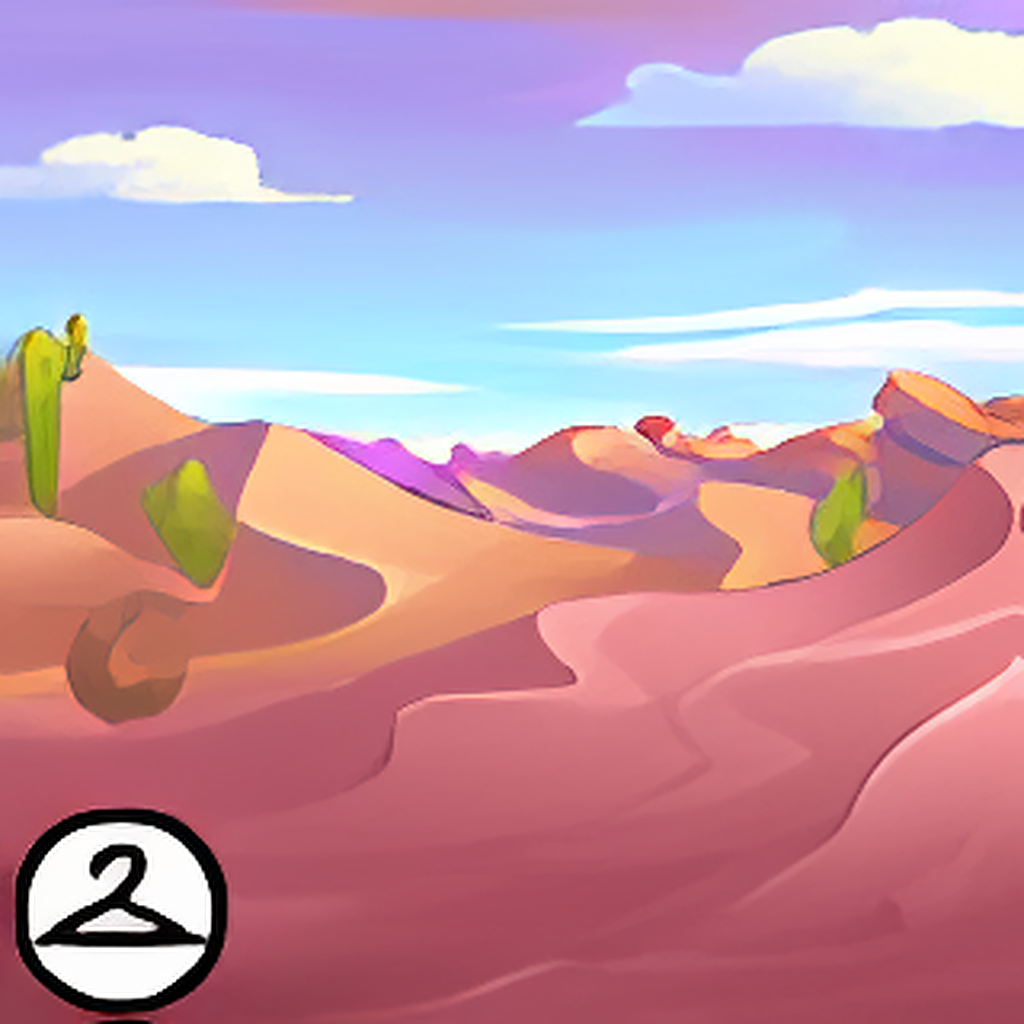 Serene Desert Background