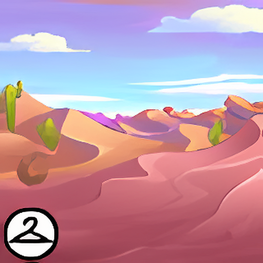 Serene Desert Background