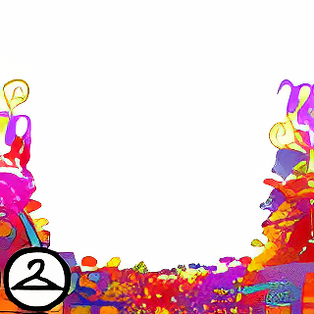 Streamer and Confetti Foreground