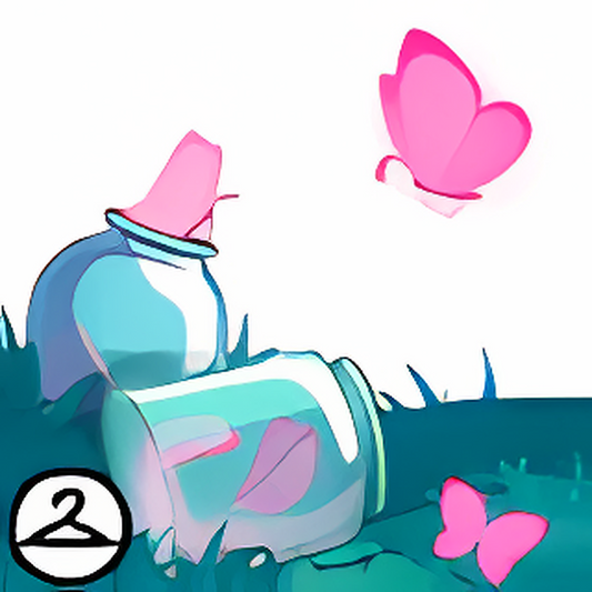 Dyeworks Pink: Enchanted Butterfly Jars Foreground