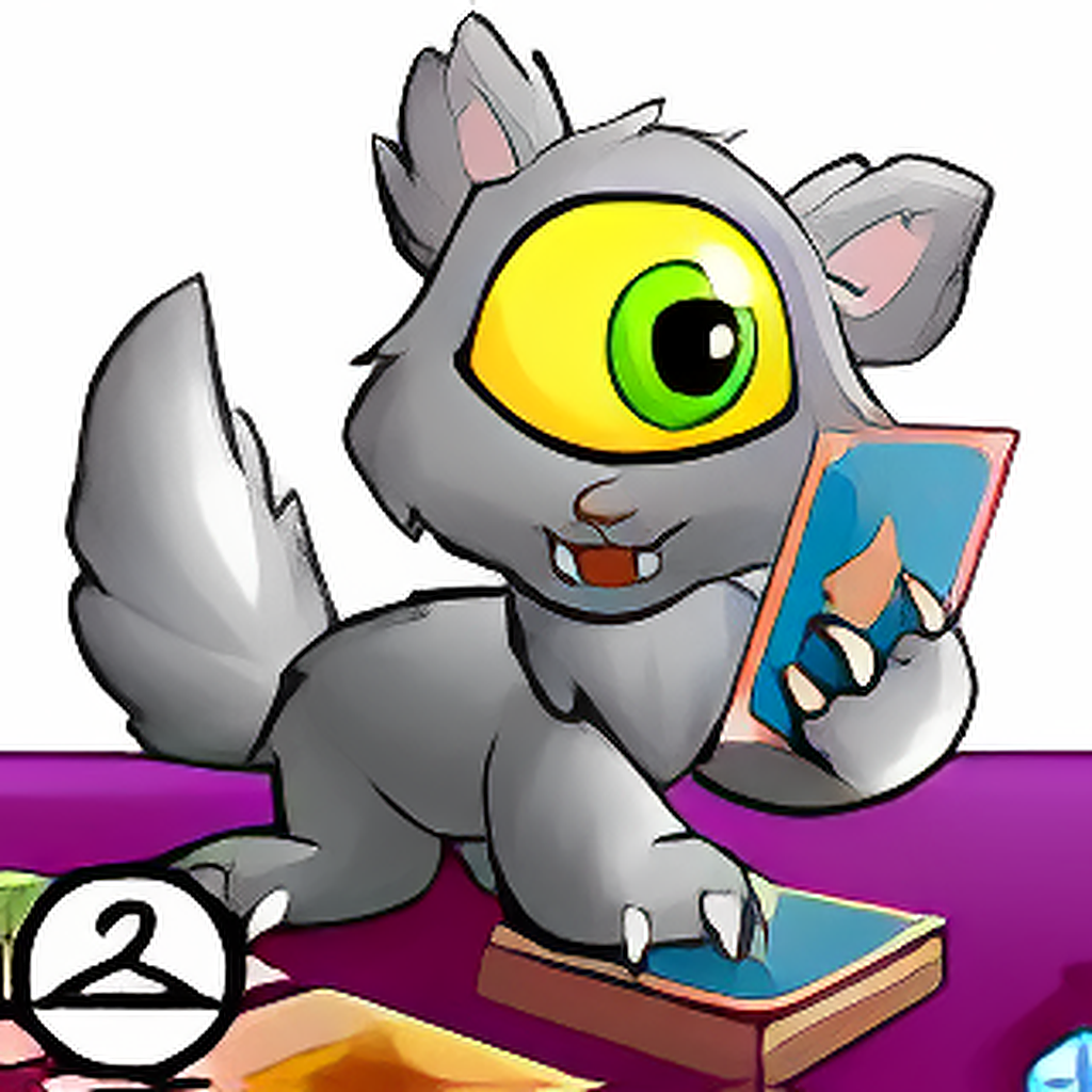 Tarot Reader Meowclops Foreground