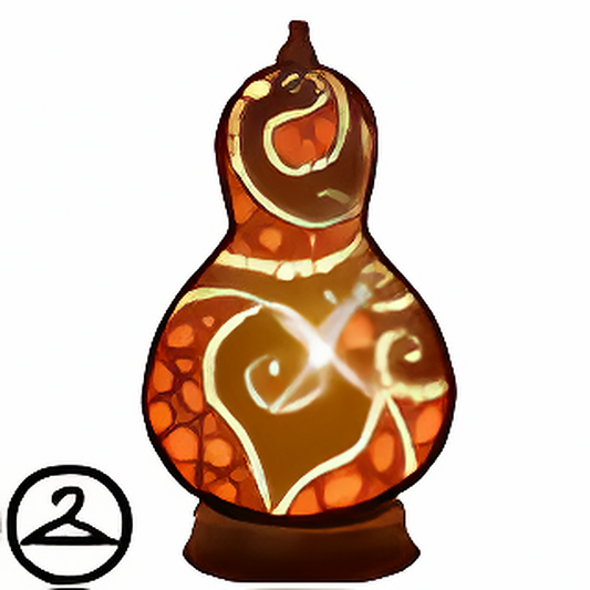 Carved Gourd Night Light