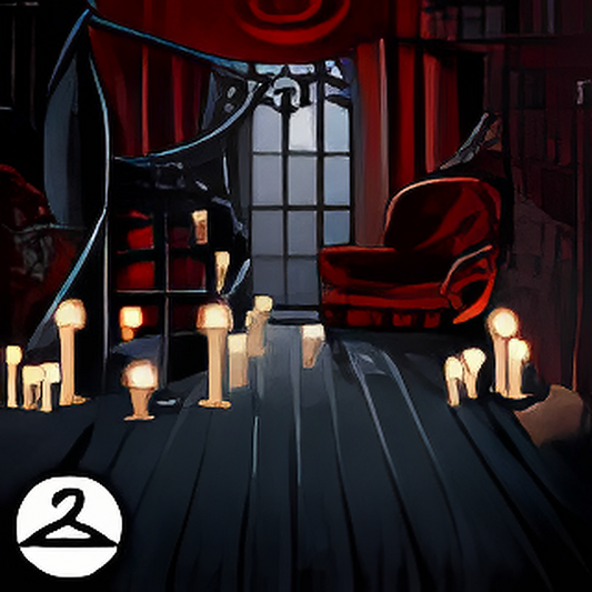 Dyeworks Black: Library of Ghost Stories Background