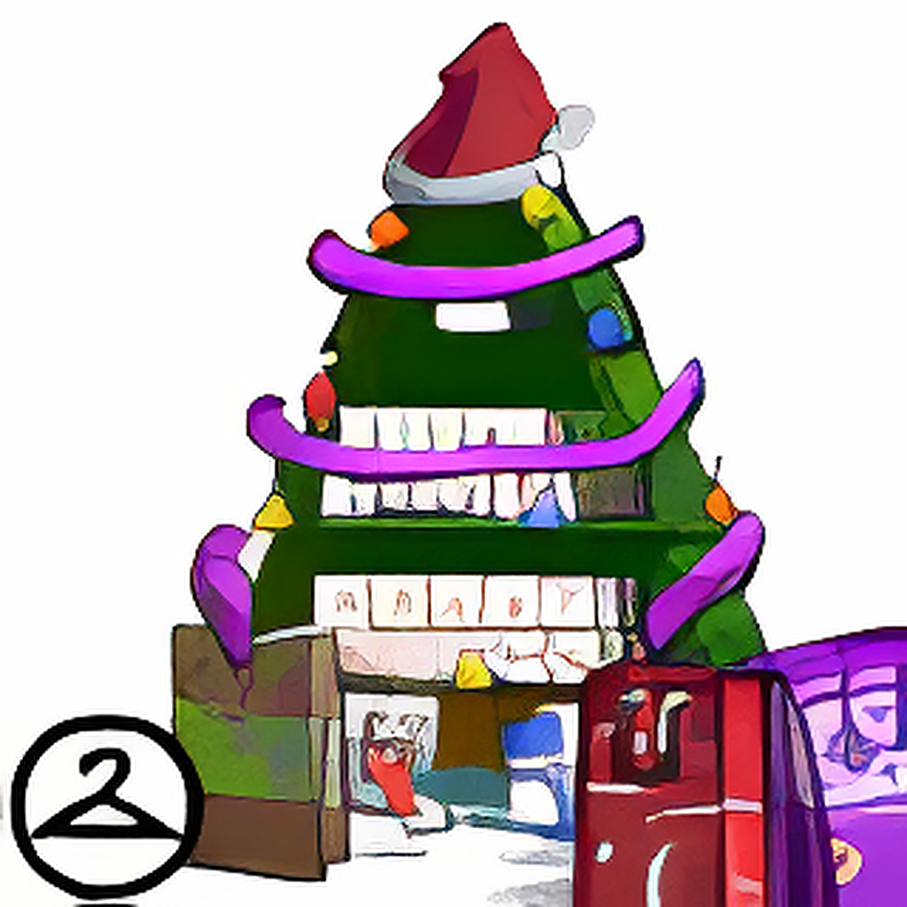 Christmas Tree Advent Calendar