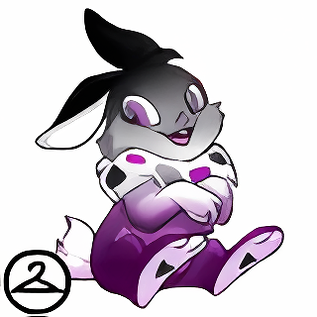 Prismatic Asexual: Adoring Rainbow Cybunny