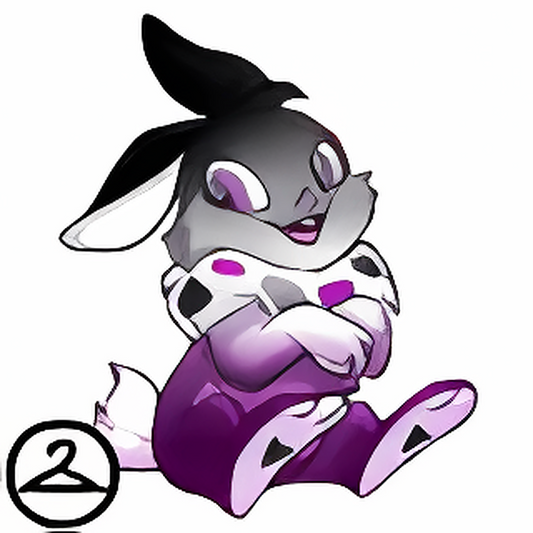 Prismatic Asexual: Adoring Rainbow Cybunny