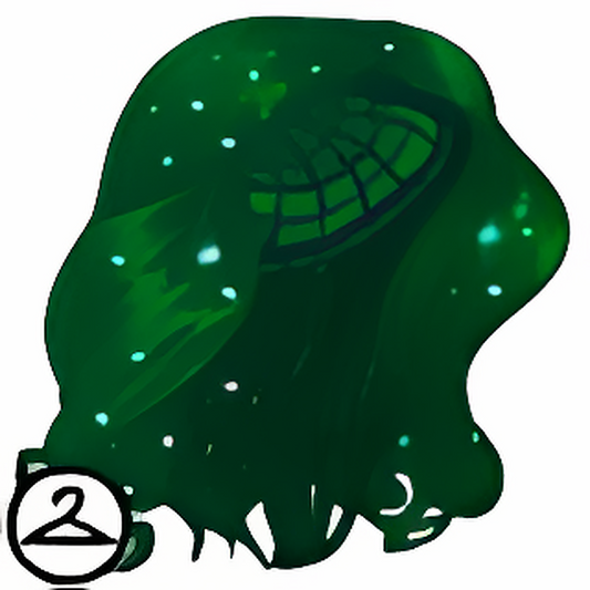 Dyeworks Green: Dazzling Midnight Wig