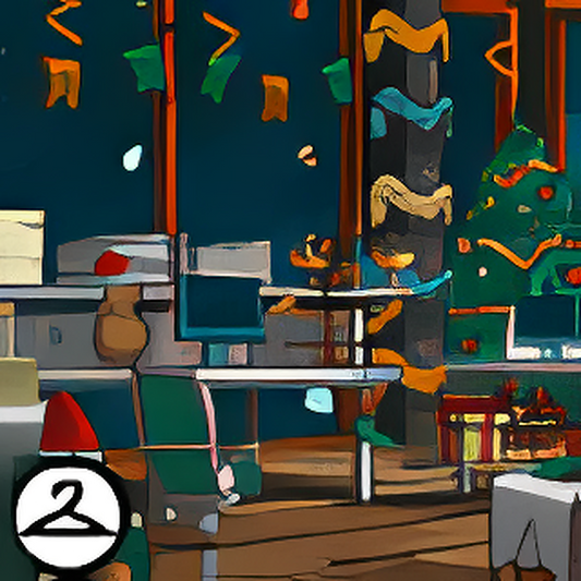 New Years at the Neopian Times Office Background