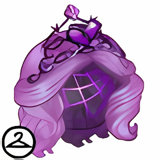 Dyeworks Purple: Broken Heart Tiara and Wig
