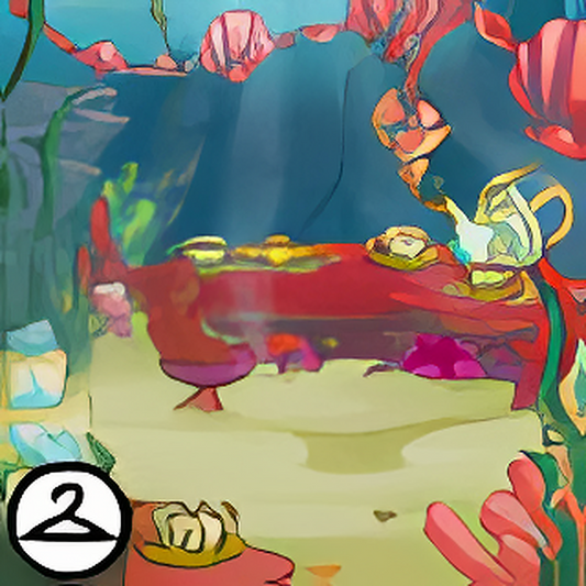 Underwater Tea Party Background