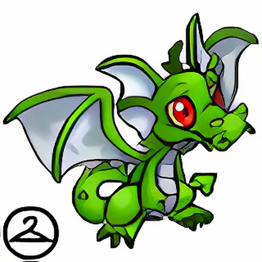 Habbo Hotel Green Draik