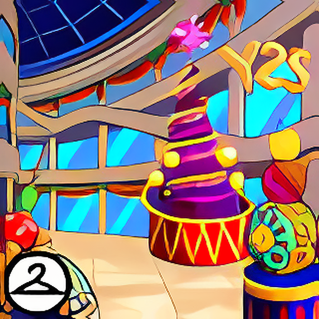 New Years at the NC Mall Background
