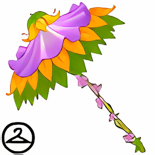 Elegant Flower Parasol