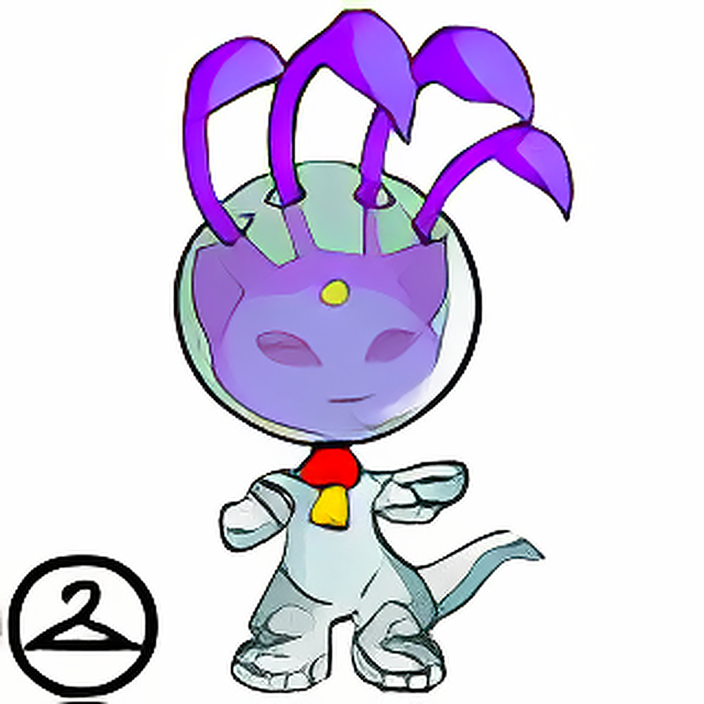 Prismatic Purple: Nostalgic Alien Aisha