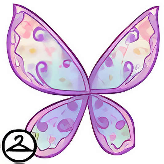 Floral Pattern Faerie Wings
