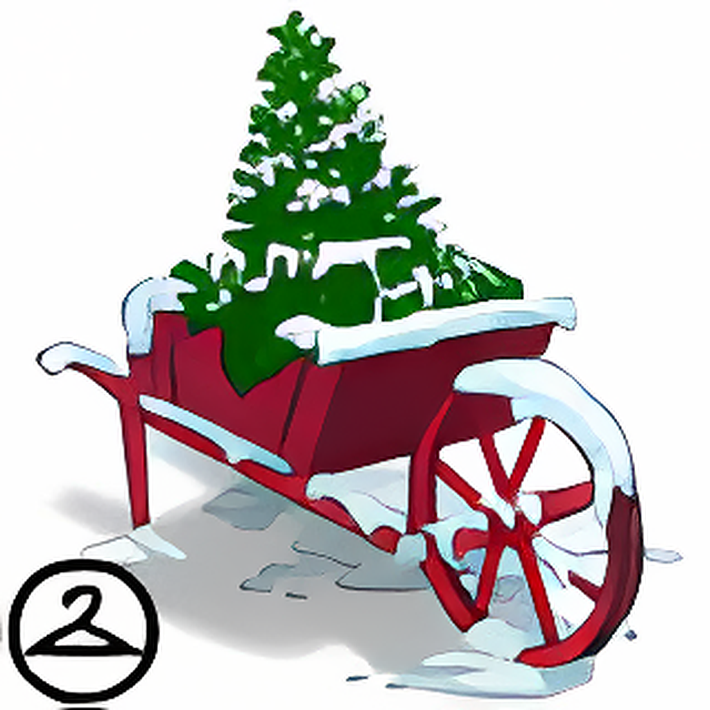 Tree in a Wheelbarrow Trinket