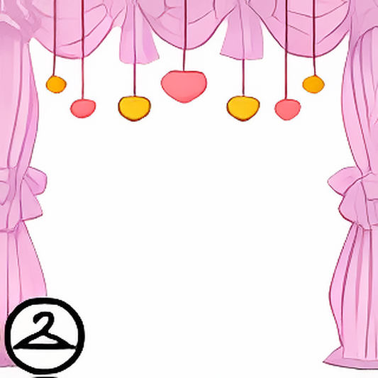 Delicate Pink Tulle Curtains