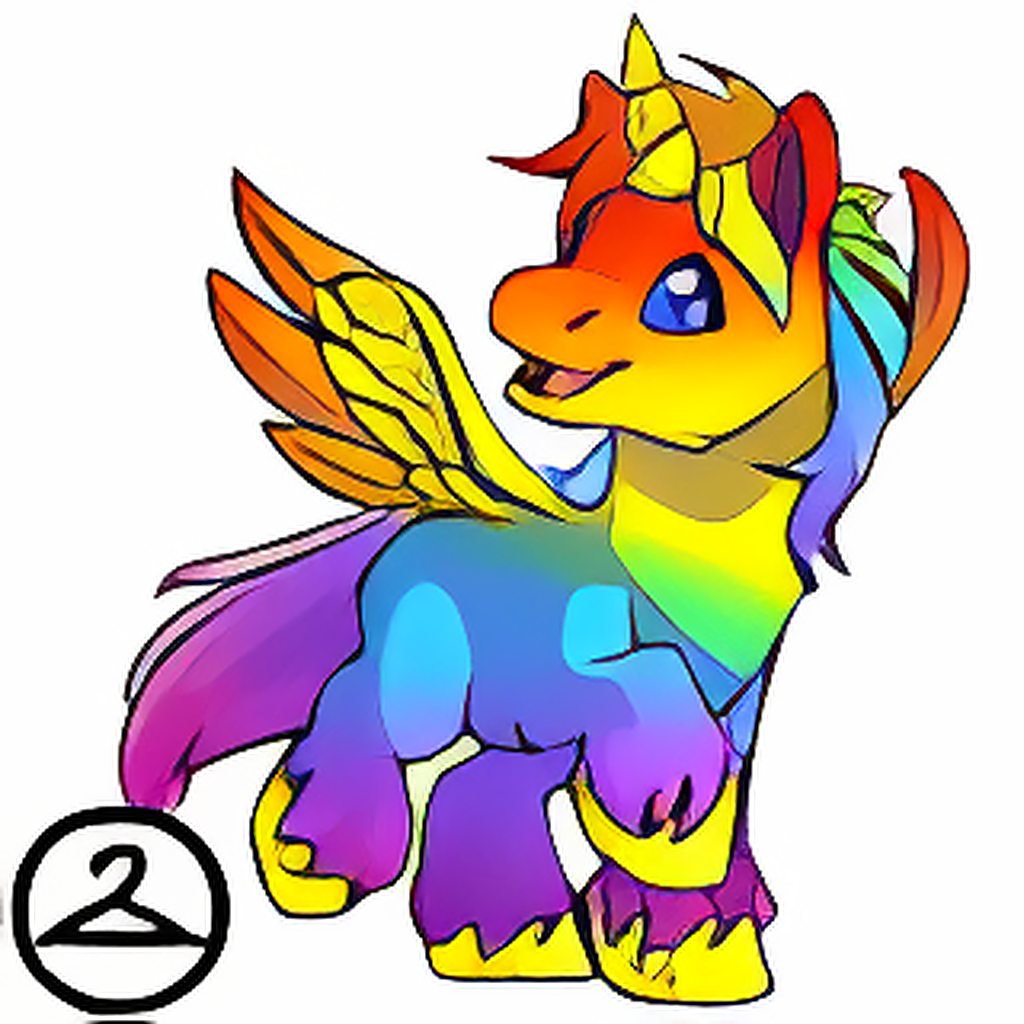 Adoring Rainbow Uni