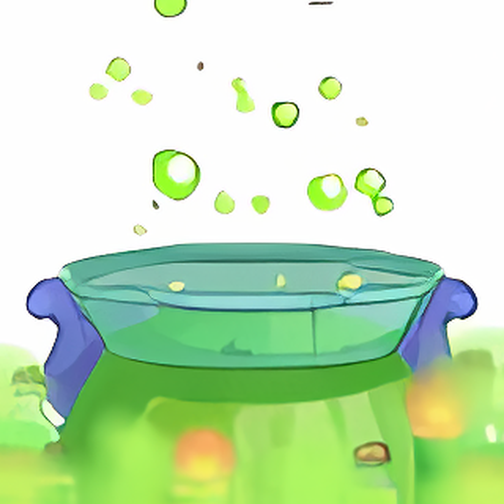 Green Royal Potionery Valentines Foreground Collectible