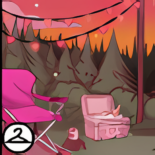 Girly Glamping Background