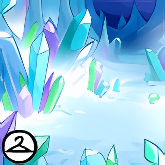 Icy Cavern Background