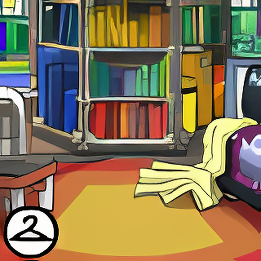 Rainbow Library Background