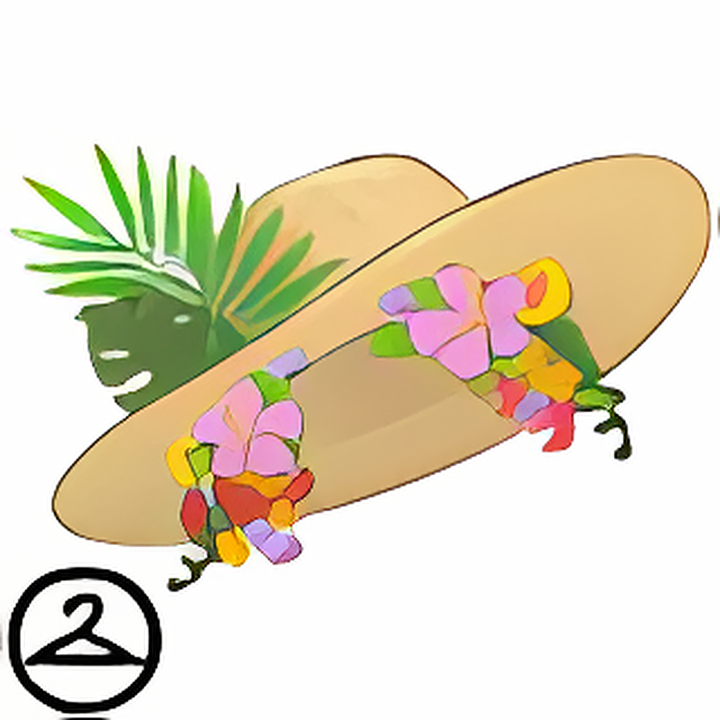 Oversized Lush Sun Hat