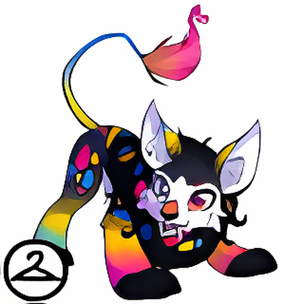 Prismatic Pansexual: Adoring Rainbow Varwolf