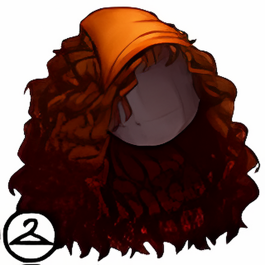 Bandana and Curly Wig
