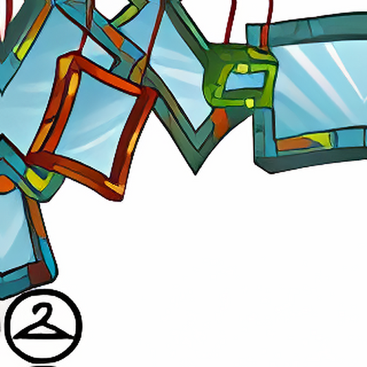 Hanging Mirror Garland