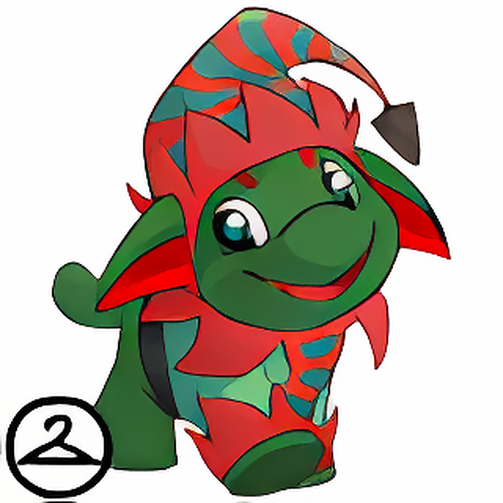 Prismatic Pine: Festive Christmas Poogle
