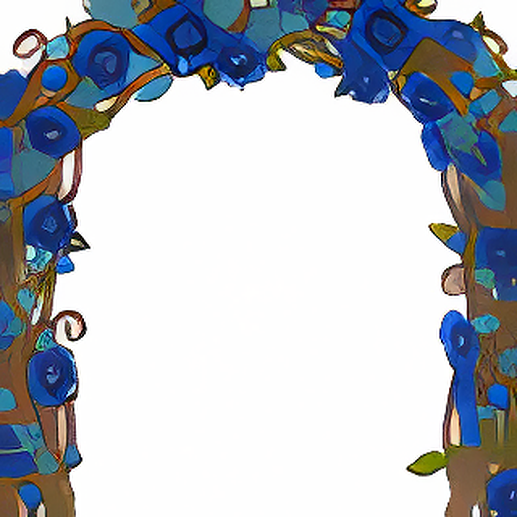 Dyeworks Blue: Radiant Sunflower Arbour