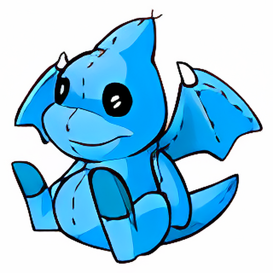 Magical Blue Shoyru Plushie
