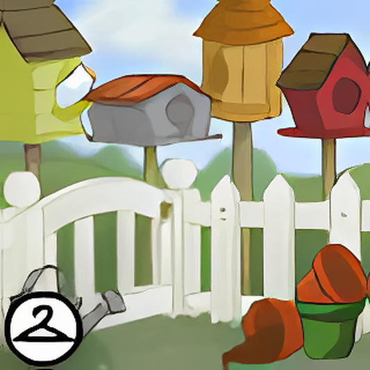 Wooden Birdhouse Background