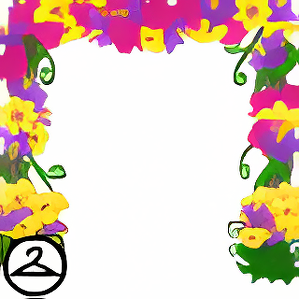 Multi-Coloured Spring Arbour