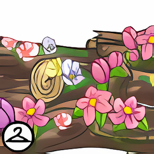 Flowering Logs Foreground